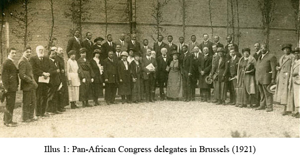 Illus 1: Pan-African Congress delegates in Brussels (1921)